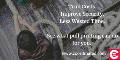 Trim costs, improve security, stop wasting time. What can pull printing can do for you?