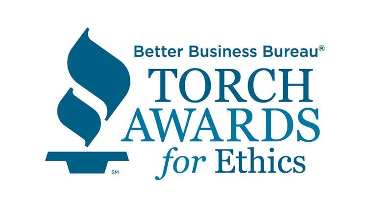 Better Business Bureau 2018 Torch Awards for Ethics Finalist - Coordinated Business Systems