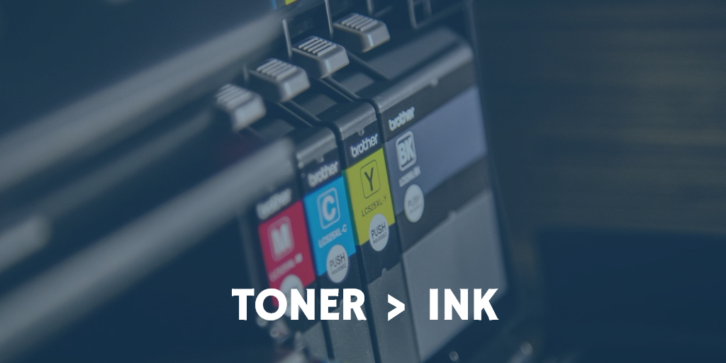 Toner may cost more upfront, but it wil save your SMB more money in the long run - plus it's better than printer ink.